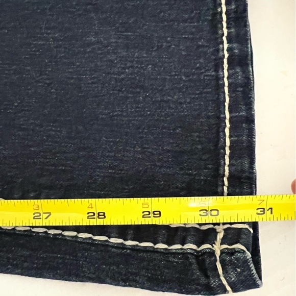 Faded Glory Vintage 90s Jeans Heavily Embellished Blinged Pockets Size 8 Boot - Picture 11 of 16